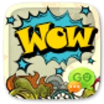 wow android application logo